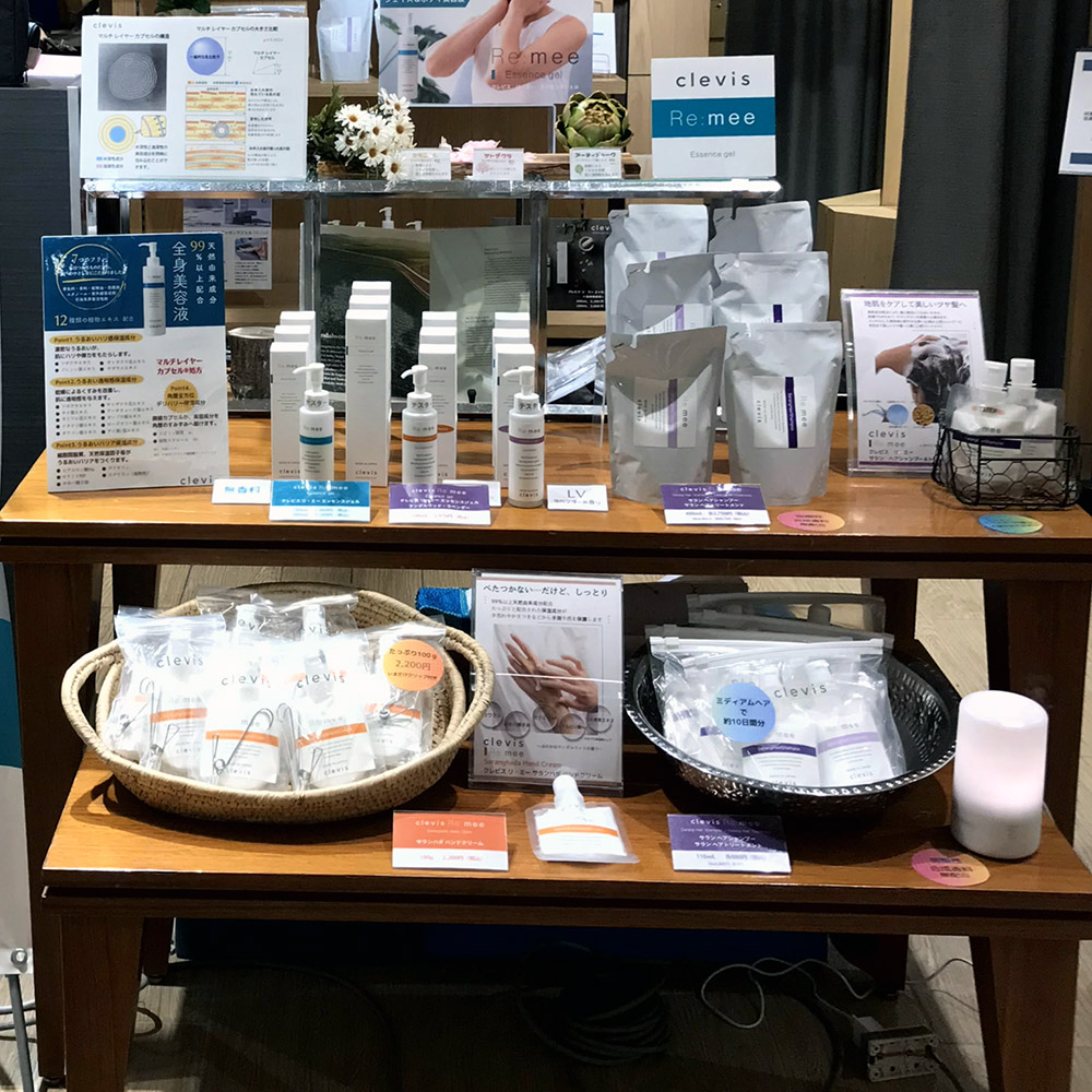 250122西宮阪急百貨店_1階リラクシングイベント_clevisクレビスポップアップショップ_POP_UP_SHOP_1